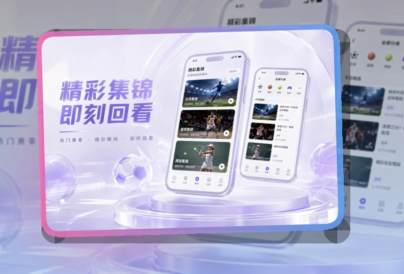 买球站 App使用亮点，比赛日更方便 页面展示